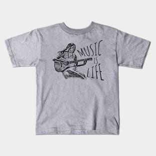 Music Is Life Kids T-Shirt